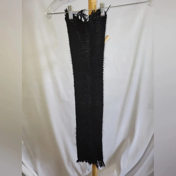 Vintage Black Scarf Winter - Picture 3 of 3